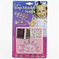 SET UNGHIE TOP MODEL C/DECORI ADESIVI 4049U