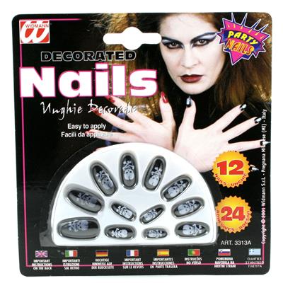 SET 15 UNGHIE DECORATE 3313A