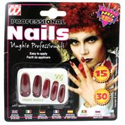 SET 15 UNGHIE EXTRA LUNGHE ROSSE 4524U