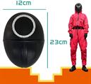 MASCHERA NERA CERCHIO SQUID GAME