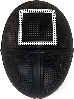MASCHERA NERA QUADRATO SQUID GAME