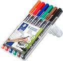 PENNE LUMOCOLOR 318 F WP6 STAEDTLER