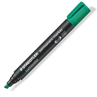 PENNARELLI STAEDTLER 350-5 VERDI PUNTA SCALPELLO