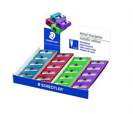 TEMPERAMATITE STAEDTLER 1F METALLO COLOR 510 10 PR2