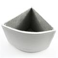 BICCHIERE P/PENNE TRIANGOLARE TSC GRIGIO