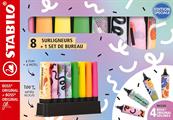 STABILO BOSS BY JU SCHNEE DESKSET DA 8 PZ. 4 FLUO+4 BY J