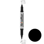 MARCATORE PERMANENT PM01 DUAL NERO FO-PM01
