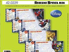 INVITI ASSEGNI PZ.15 SPIDER MAN 420229