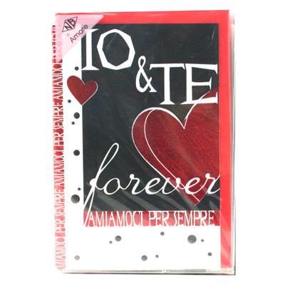 BIGLIETTI AMORE IO E TE LO3341