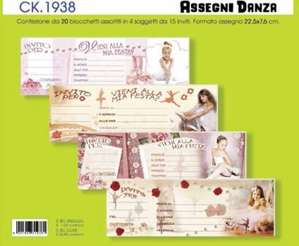 INVITI ASSEGNI DANZA CK1938
