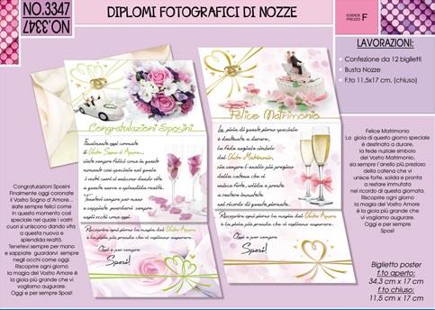 BIGLIETTI MATRIMONIO NO3347