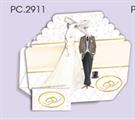 BLISTER PORTACONFETTI MATRIMONIO PZ.25+40+25 PC2911