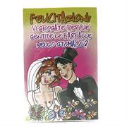 BIGLIETTI MATRIMONIO UMORISTICI SC80967/12