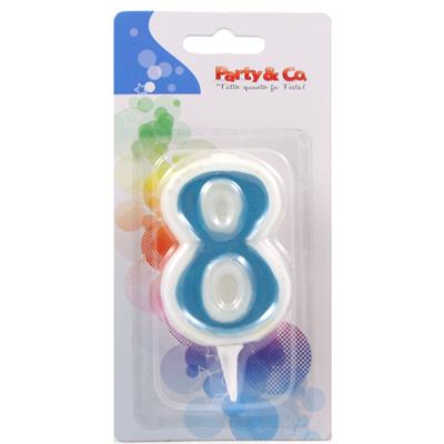 CANDELE BORDO CELESTE N 8