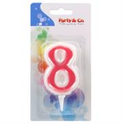 CANDELE BORDO ROSA N 8