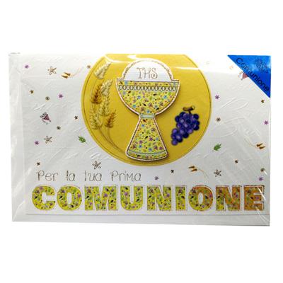 BIGLIETTI COMUNIONE 11,5X17 CO4298