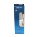 LAMPADINA LED 6W  6400K E14 C37 LUCE FREDDA OLIVA