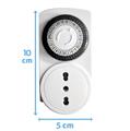 TIMER ANALOGICO 24  ORE PICCOLO 6CM