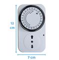 TIMER ANALOGICO 24  ORE GRANDE 12CM