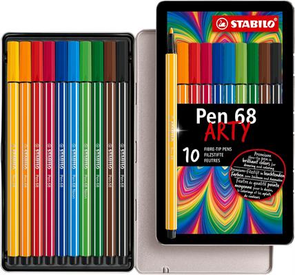 STABILO PEN 68 PZ.10 COLORI 6810-6
