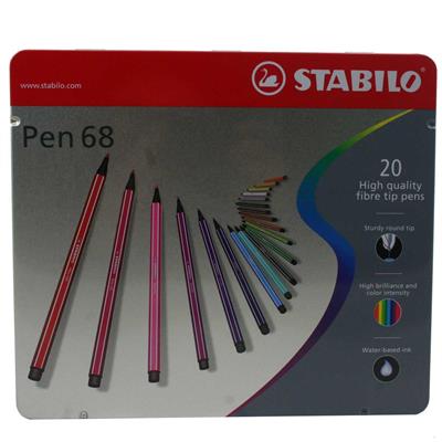 STABILO PEN 68 PZ.20 COLORI 6820-6
