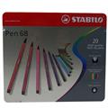 STABILO PEN 68 PZ.20 COLORI 6820-6