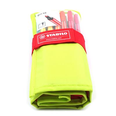 STABILO PEN 68 FINELINER ROTOLO DA 25 COLORI 6825-68