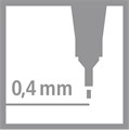 STABILO POINT 88 K-POP ROTOLO 25 COLORI 8825-066