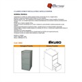 CLASSIFICATORE 3 CASSETTI KUBO 4003