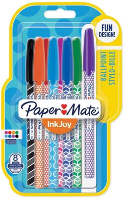Paper Mate InkJoy Wrap assortiti confezione da 8 penne