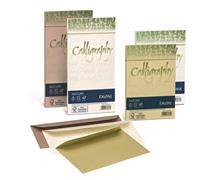 BUSTE CALLIGRAPHY NATURE 11X22 PZ.25 GR.120 OLIVA A57N104
