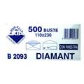 BUSTE 11X23 PZ.500 Diamant C/FINESTRA GR.70