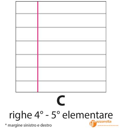 Quaderno Pattern con spirale - Rigatura 1R - Righe medie e superiori - 80 g  - A6 - copertine assortite